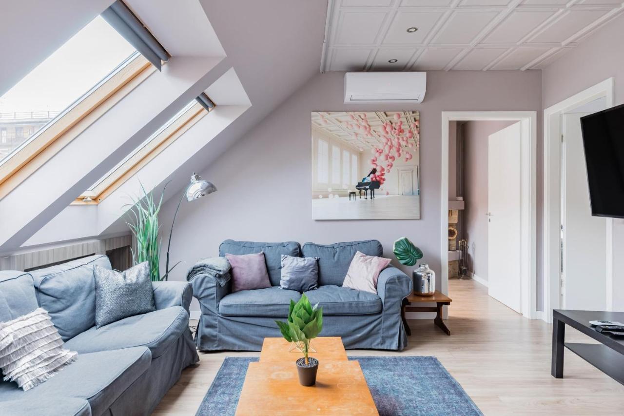 Sunny And Central Penthouse With Private Garage 부다페스트 외부 사진