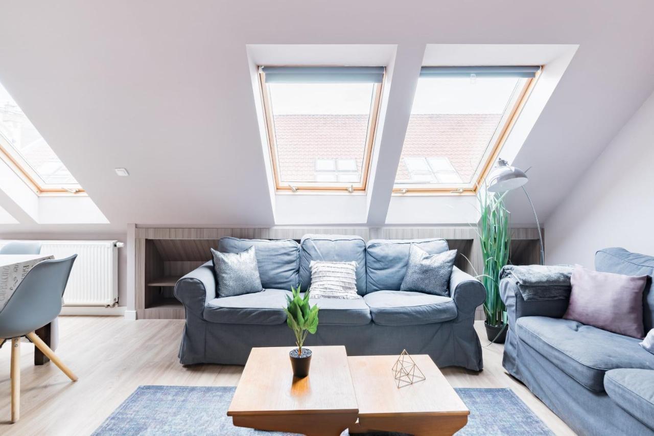 Sunny And Central Penthouse With Private Garage 부다페스트 외부 사진